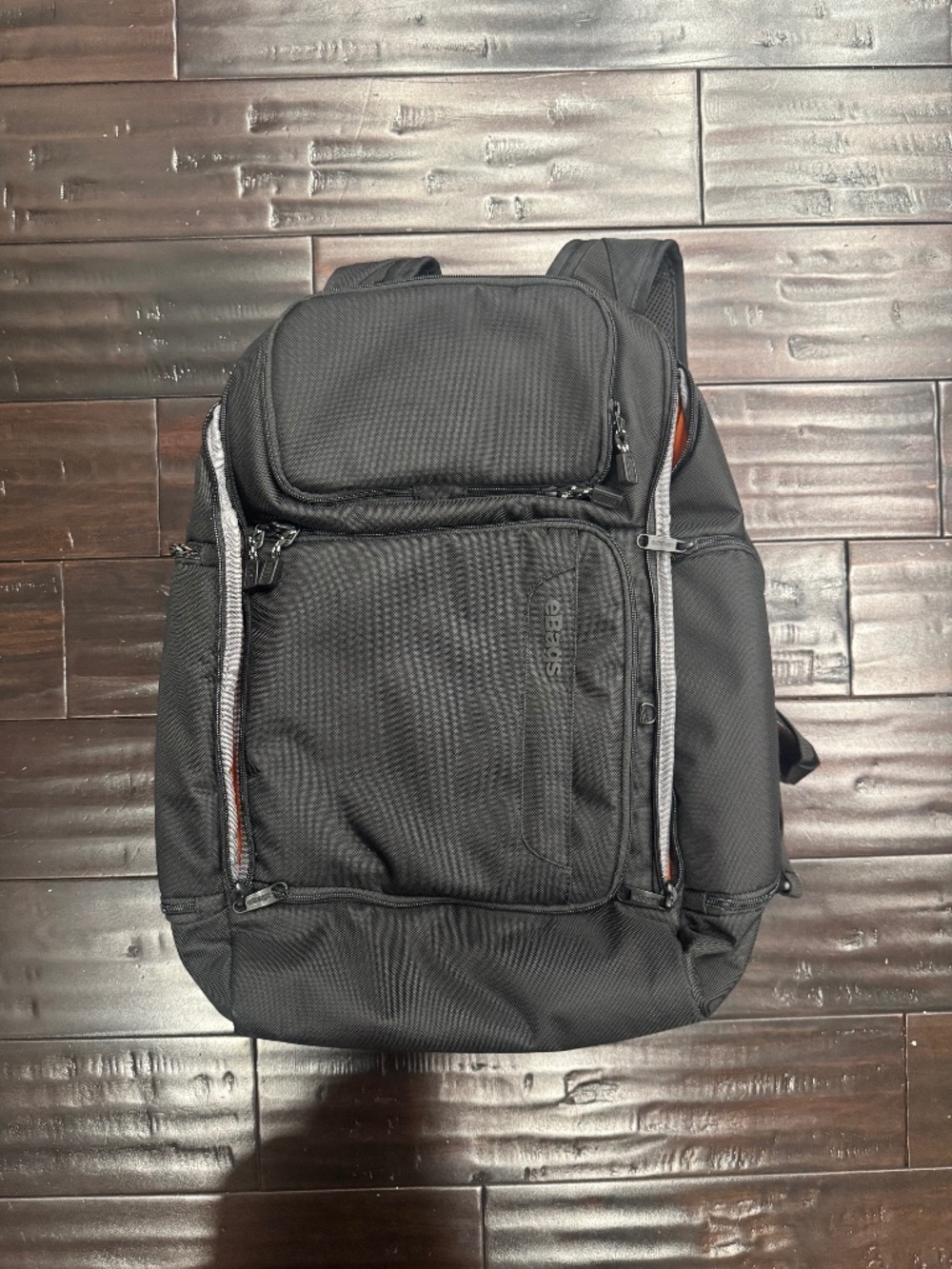 eBags Professional Multi-Compartment Travel Laptop Backpack Black